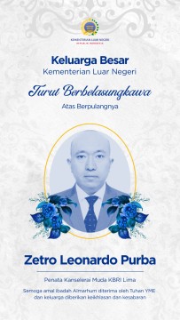 Zetro Leonardo Purba meninggal dunia usai ditembak di Lima, Peru. (Instagram @kemlu_ri)